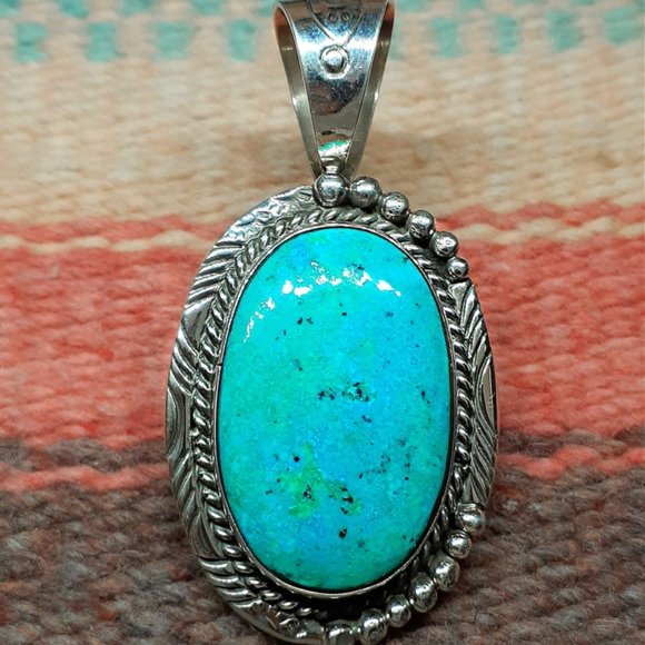 Sleeping Beauty Turquoise Pendant #3468 - Picture 1 of 1
